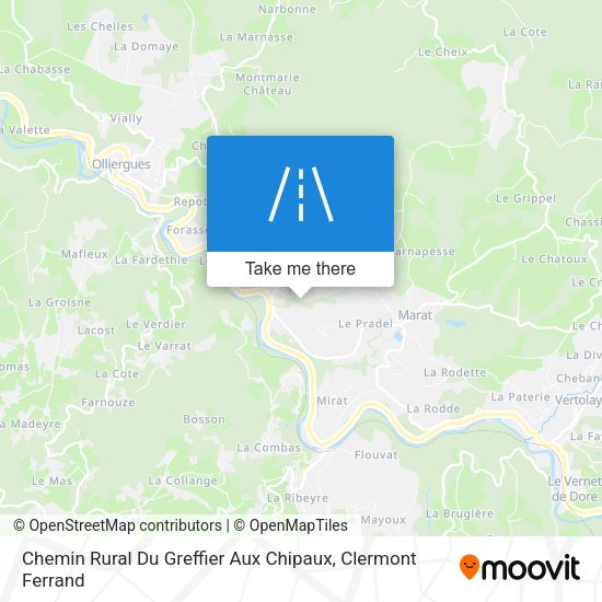 Chemin Rural Du Greffier Aux Chipaux map