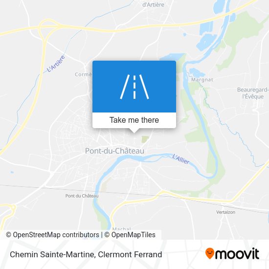 Chemin Sainte-Martine map