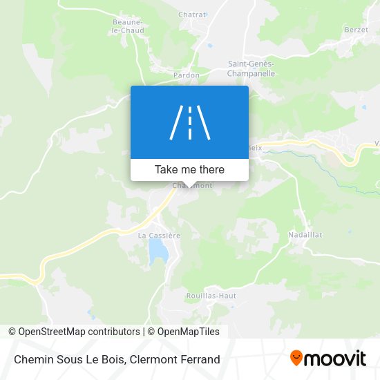 Chemin Sous Le Bois map