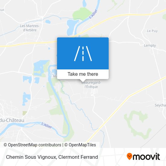 Chemin Sous Vignoux map
