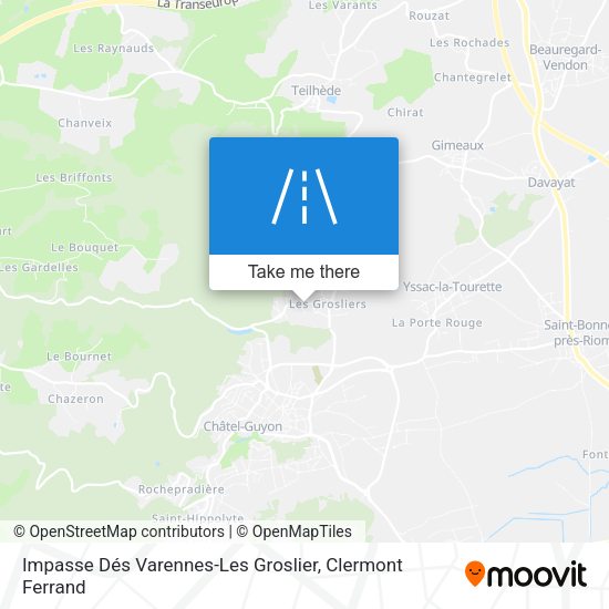 Impasse Dés Varennes-Les Groslier map
