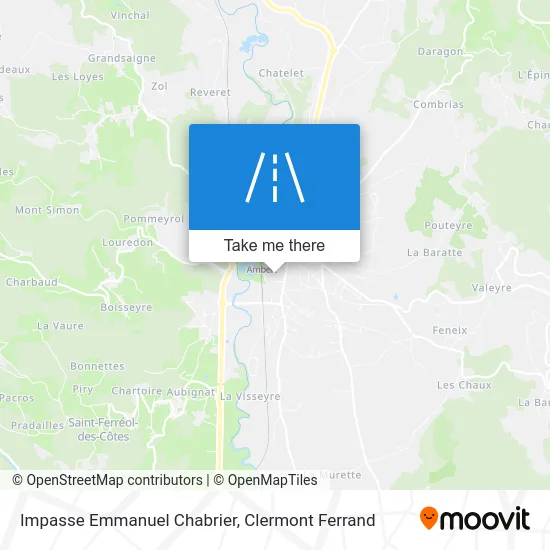 Impasse Emmanuel Chabrier map