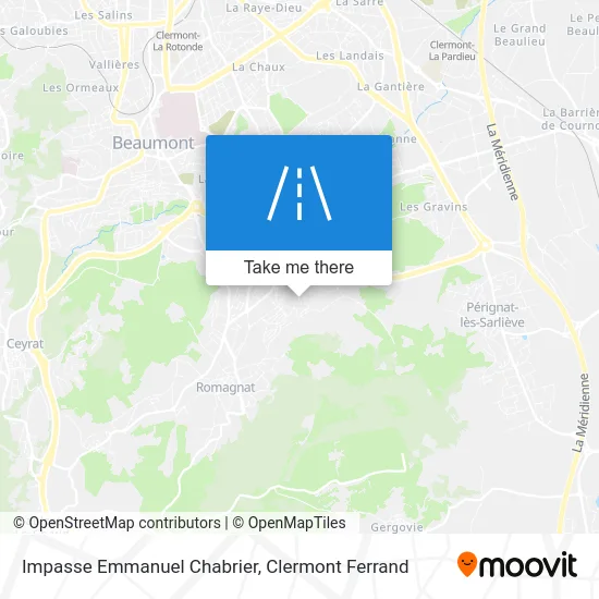 Impasse Emmanuel Chabrier map