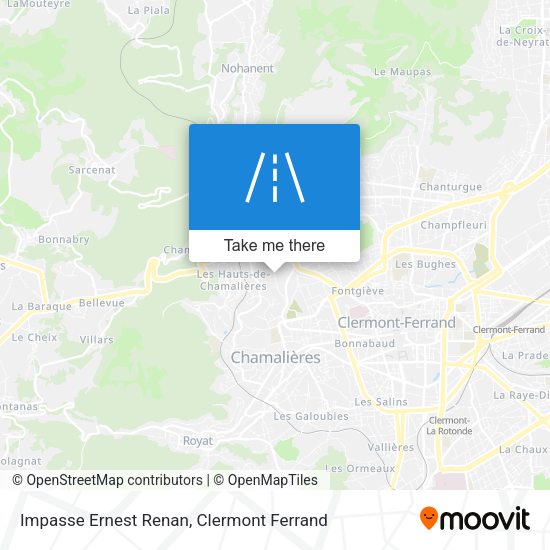 Impasse Ernest Renan map