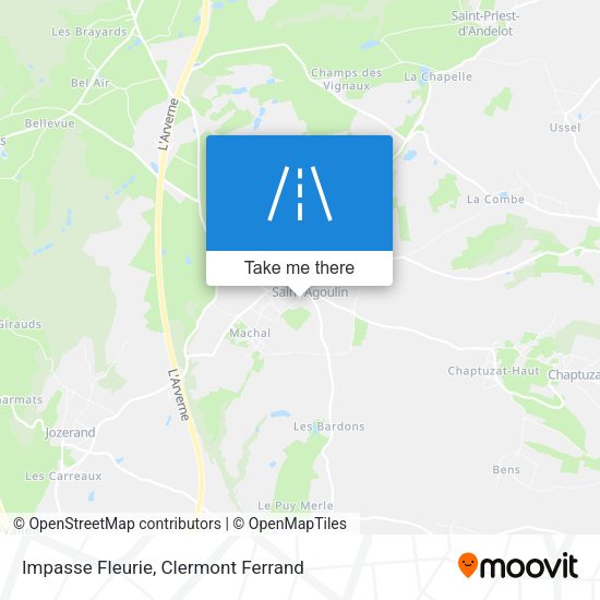 Impasse Fleurie map