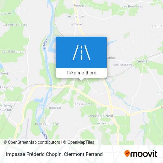 Impasse Fréderic Chopin map