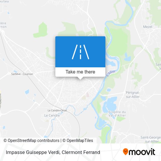 Impasse Guiseppe Verdi map