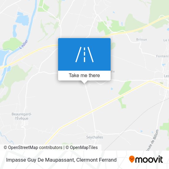 Impasse Guy De Maupassant map
