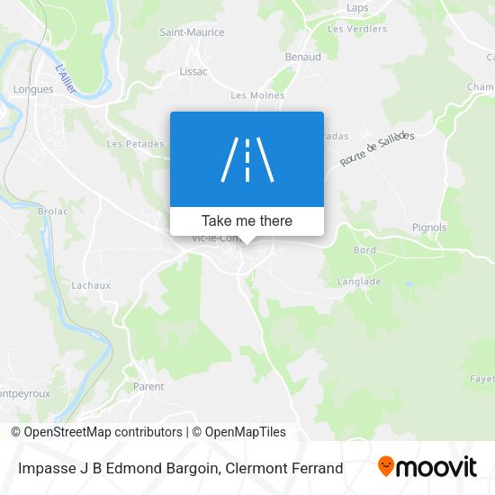 Impasse J B Edmond Bargoin map