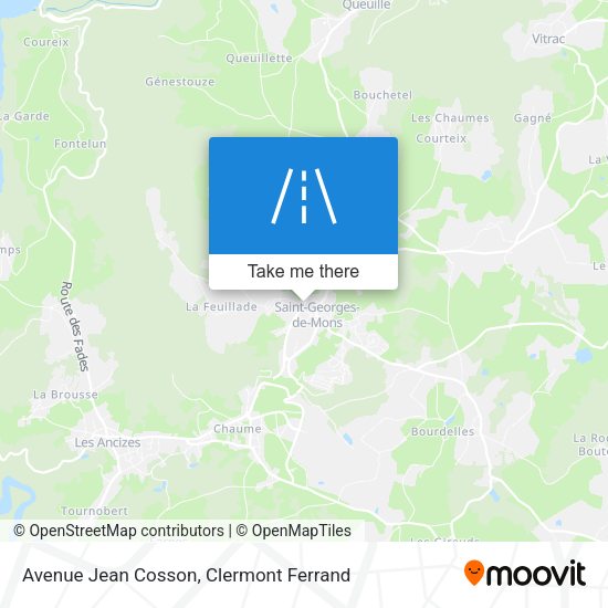 Avenue Jean Cosson map