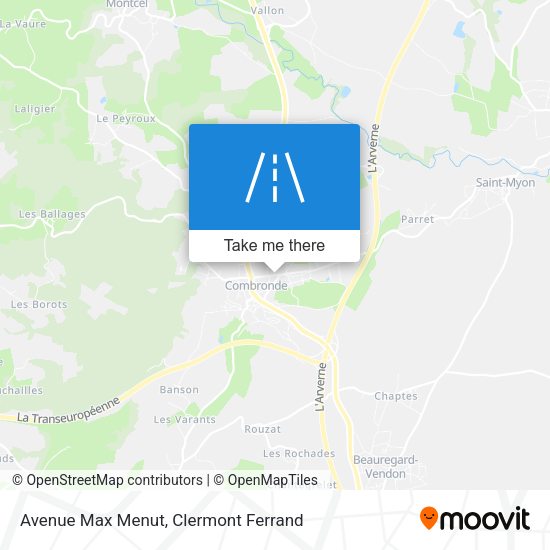 Avenue Max Menut map
