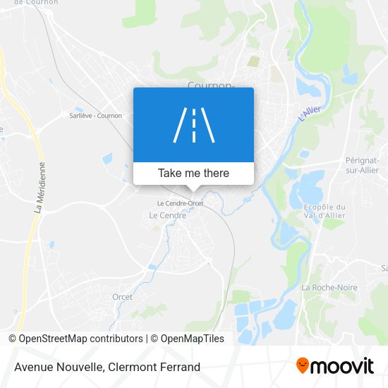 Avenue Nouvelle map