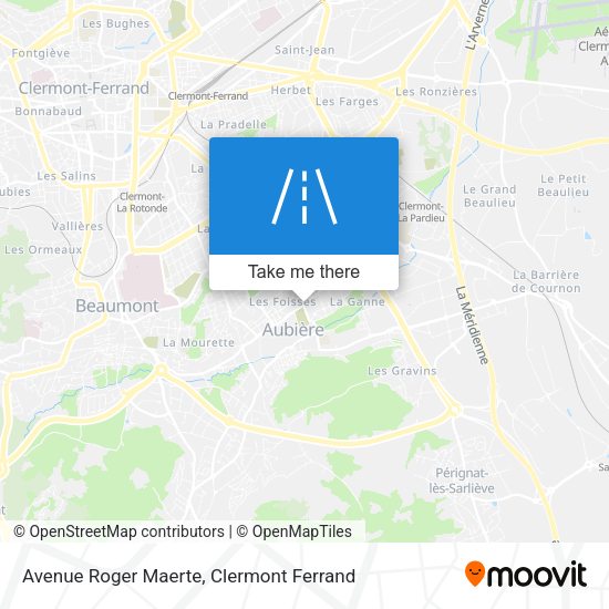 Avenue Roger Maerte map