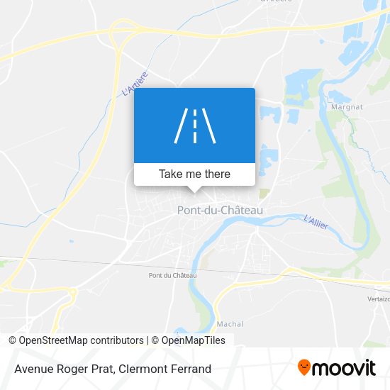 Avenue Roger Prat map