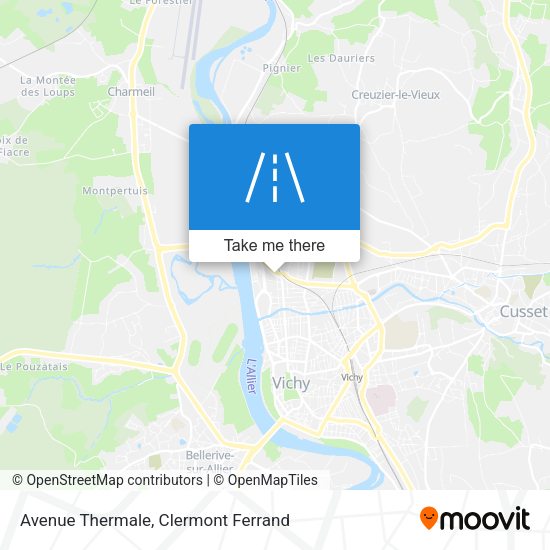 Avenue Thermale map