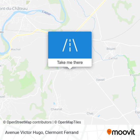 Avenue Victor Hugo map