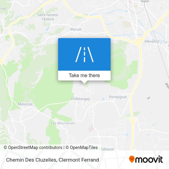 Chemin Des Cluzelles map