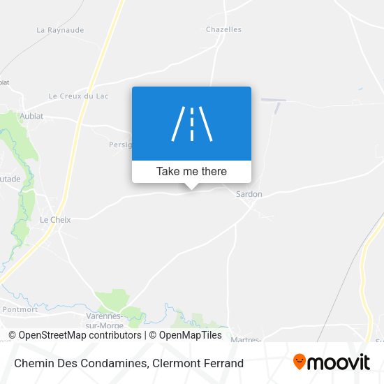 Chemin Des Condamines map