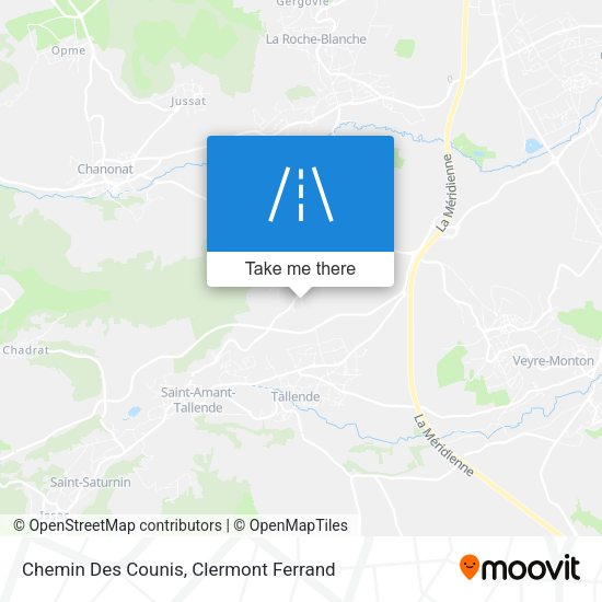 Chemin Des Counis map