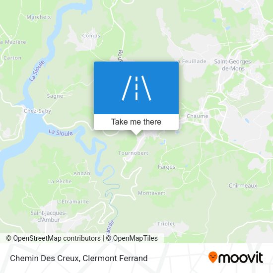 Chemin Des Creux map