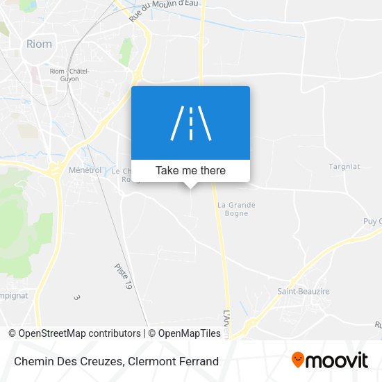 Chemin Des Creuzes map
