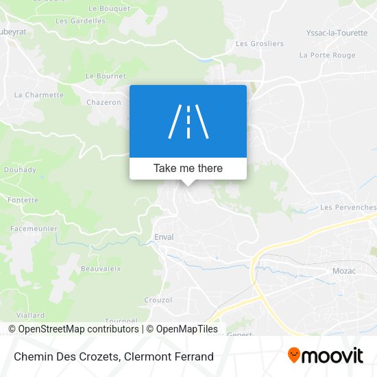 Chemin Des Crozets map