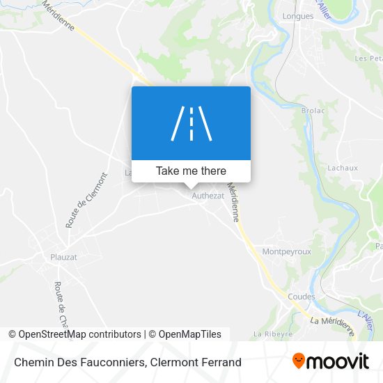 Chemin Des Fauconniers map