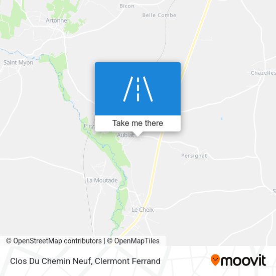 Clos Du Chemin Neuf map