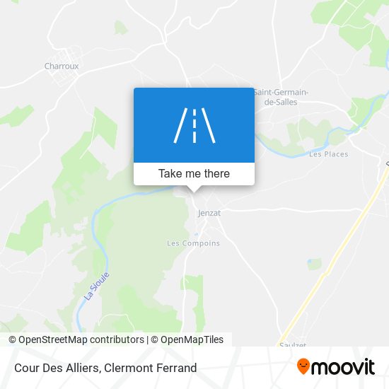 Cour Des Alliers map