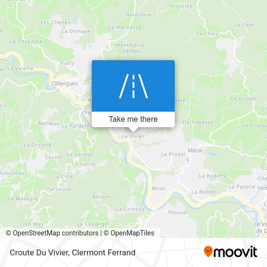 Croute Du Vivier map