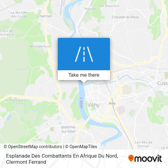 Esplanade Des Combattants En Afrique Du Nord map