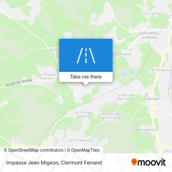Impasse Jean Migeon map
