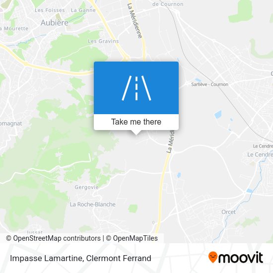 Impasse Lamartine map