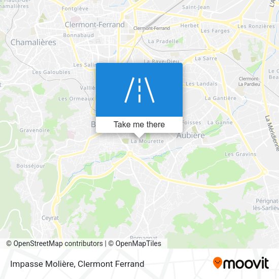 Impasse Molière map