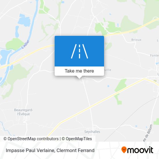 Impasse Paul Verlaine map