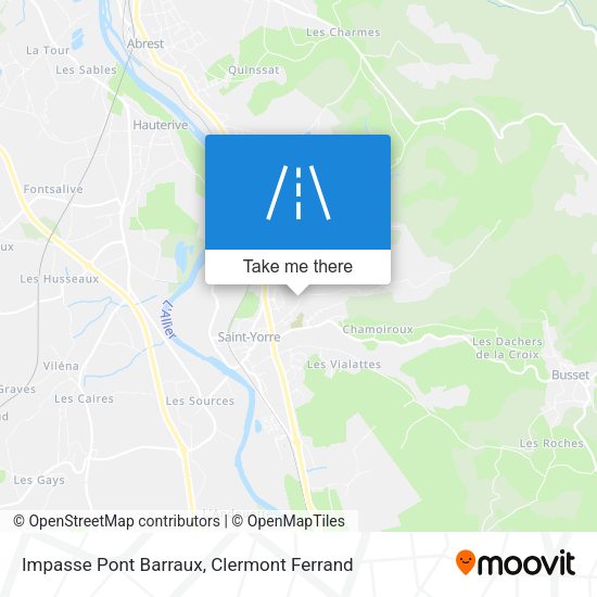 Impasse Pont Barraux map
