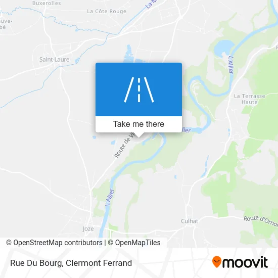 Rue Du Bourg map