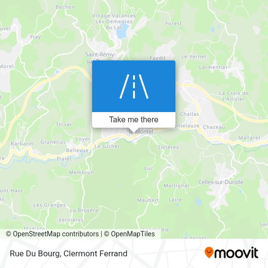 Rue Du Bourg map