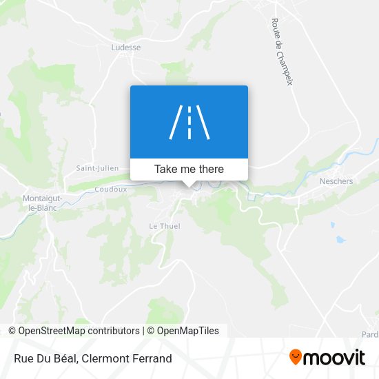 Rue Du Béal map