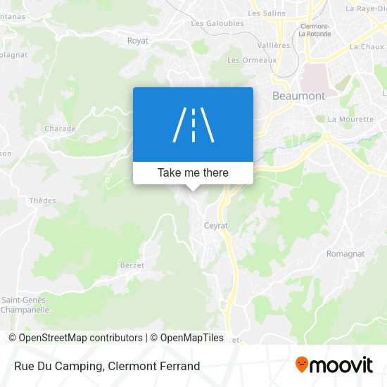 Rue Du Camping map