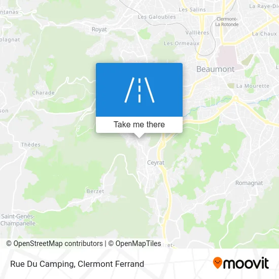 Rue Du Camping map