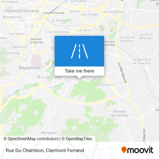 Rue Du Chambon map