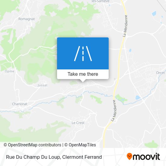 Rue Du Champ Du Loup map