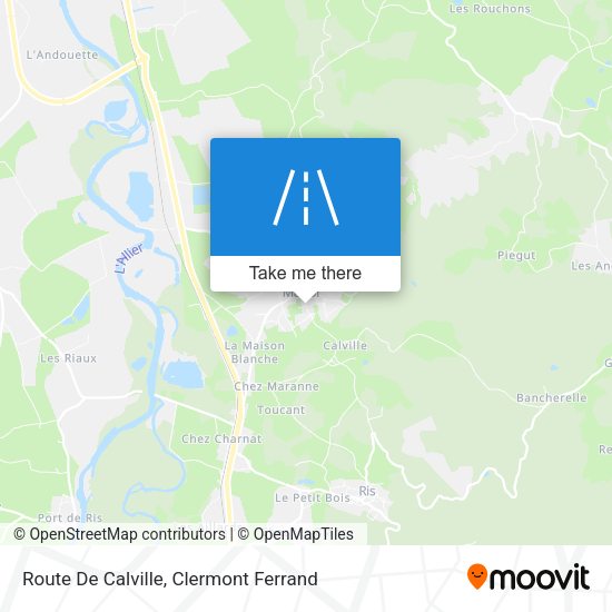 Route De Calville map