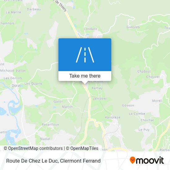 Route De Chez Le Duc map