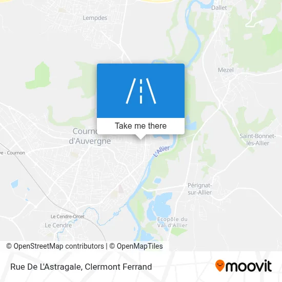 Rue De L'Astragale map