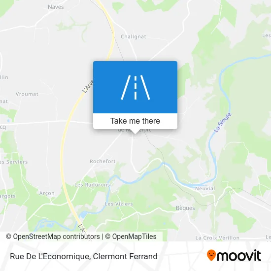 Rue De L'Economique map