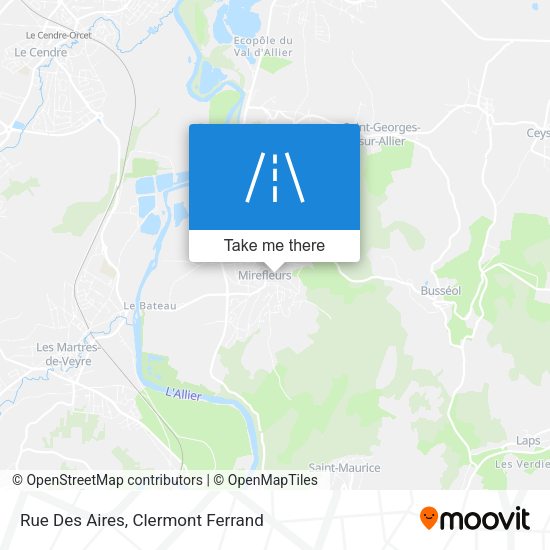 Rue Des Aires map