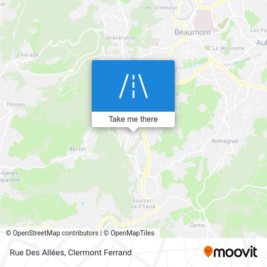 Rue Des Allées map