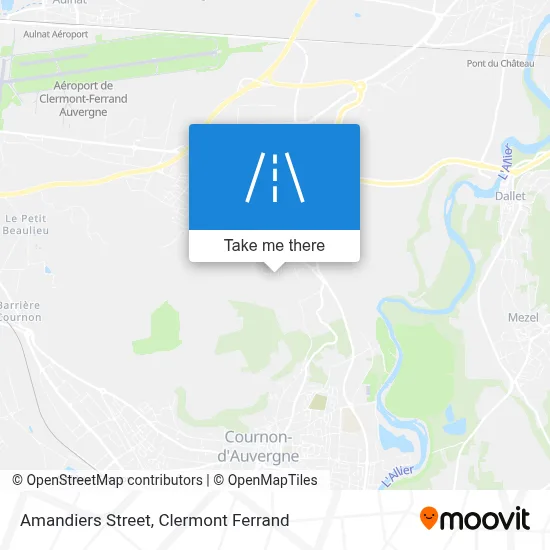 Rue Des Amandiers map